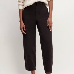 NWT Everlane The Utility Barrel Pant Womens Size 16 Black